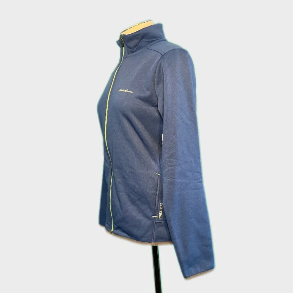 Eddie Bauer Women’s Blue Full Zip Jacket FreeHeat Lightweight Size: Small - Picture 4 of 16